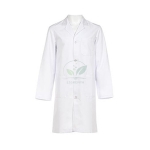 Coat Medical Woven White, Medium Size