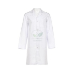 Coat Medical Woven White Large Size