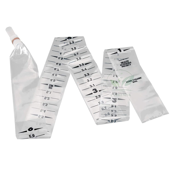 Lung Volume Bags, Plastic Transparent